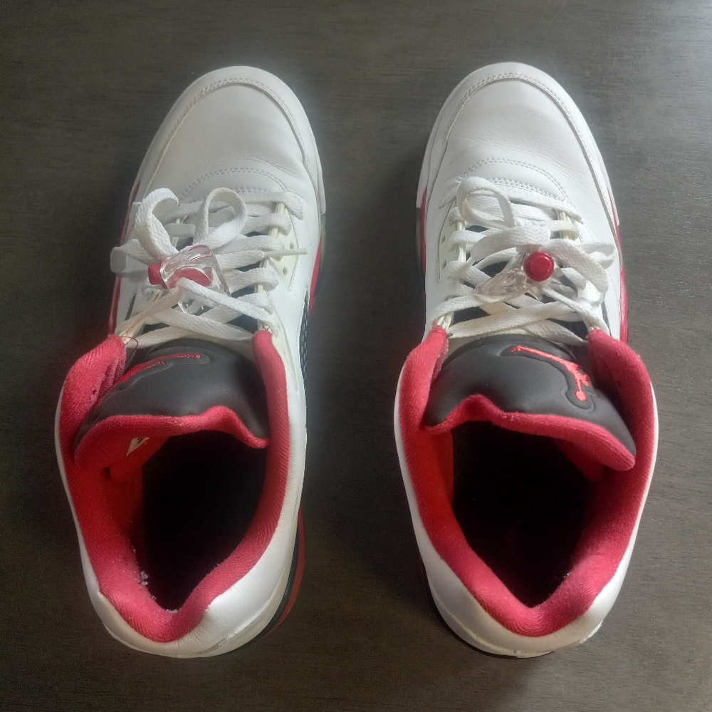Retro Jordan 5 Low Fire Red Size 11.5 - Picture 5 of 11